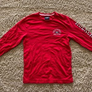 Abercrombie & Fitch men’s red long sleeve size L